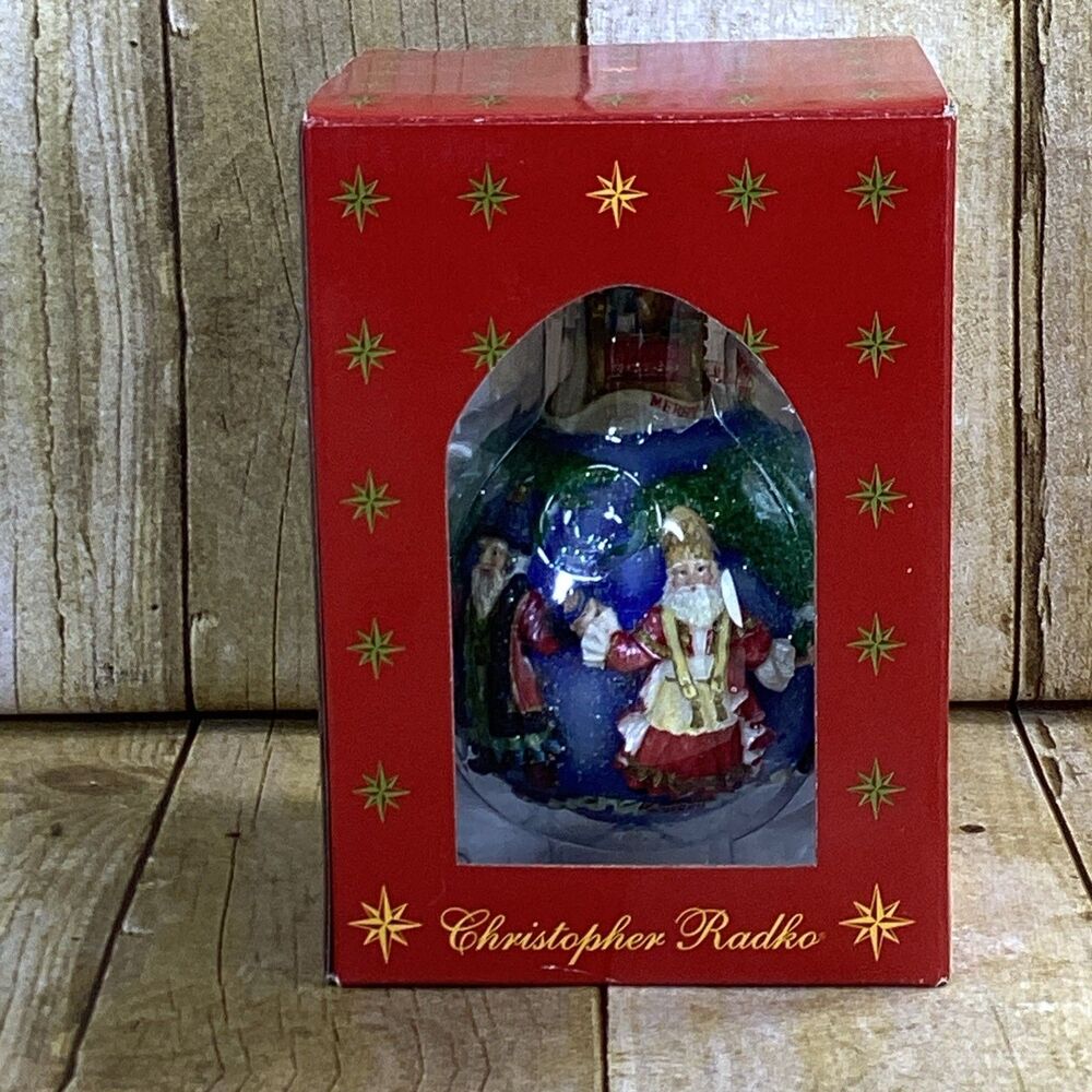 Christopher Radko Santas Around The World Christmas Ornament New Sealed